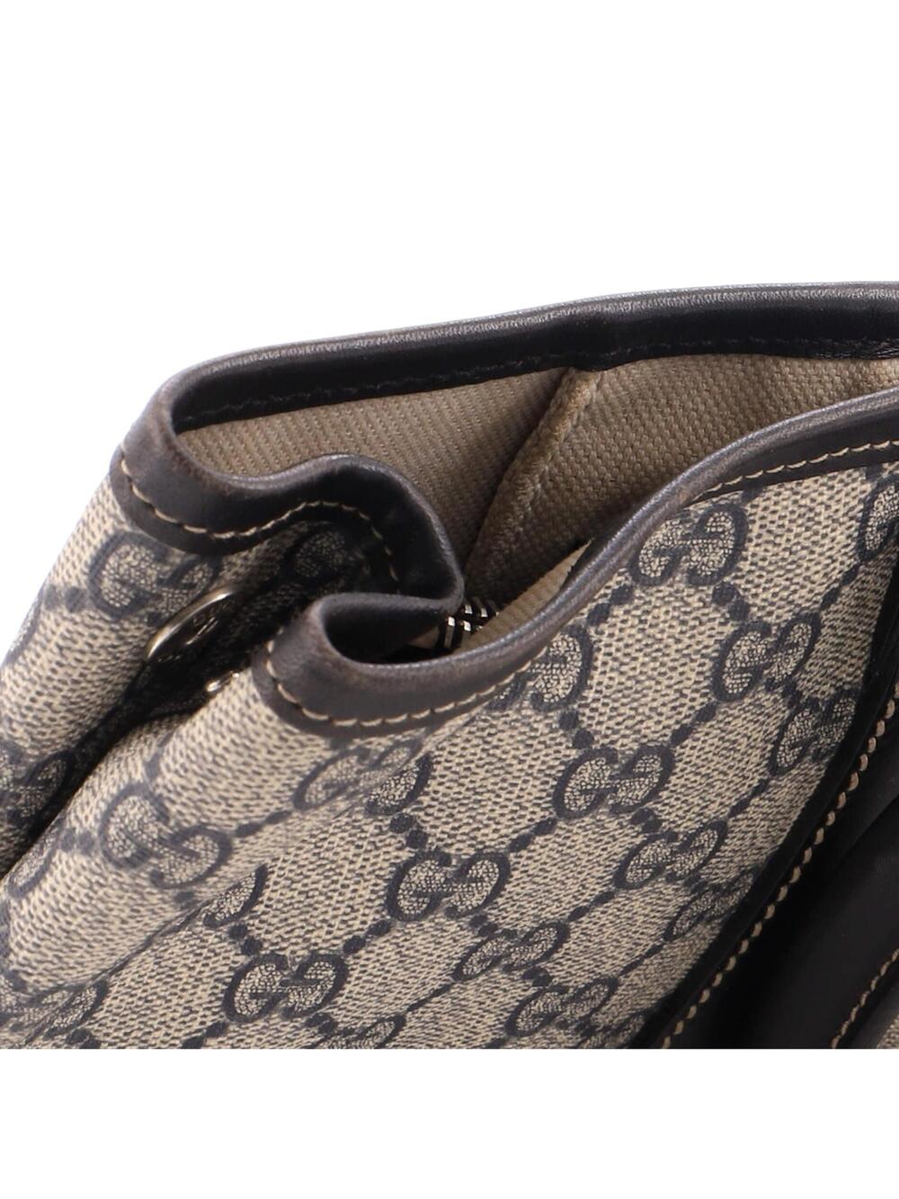 Gucci Joy Tote Gg Coated Canvas With #377698G97B - Picture 6 of 7
